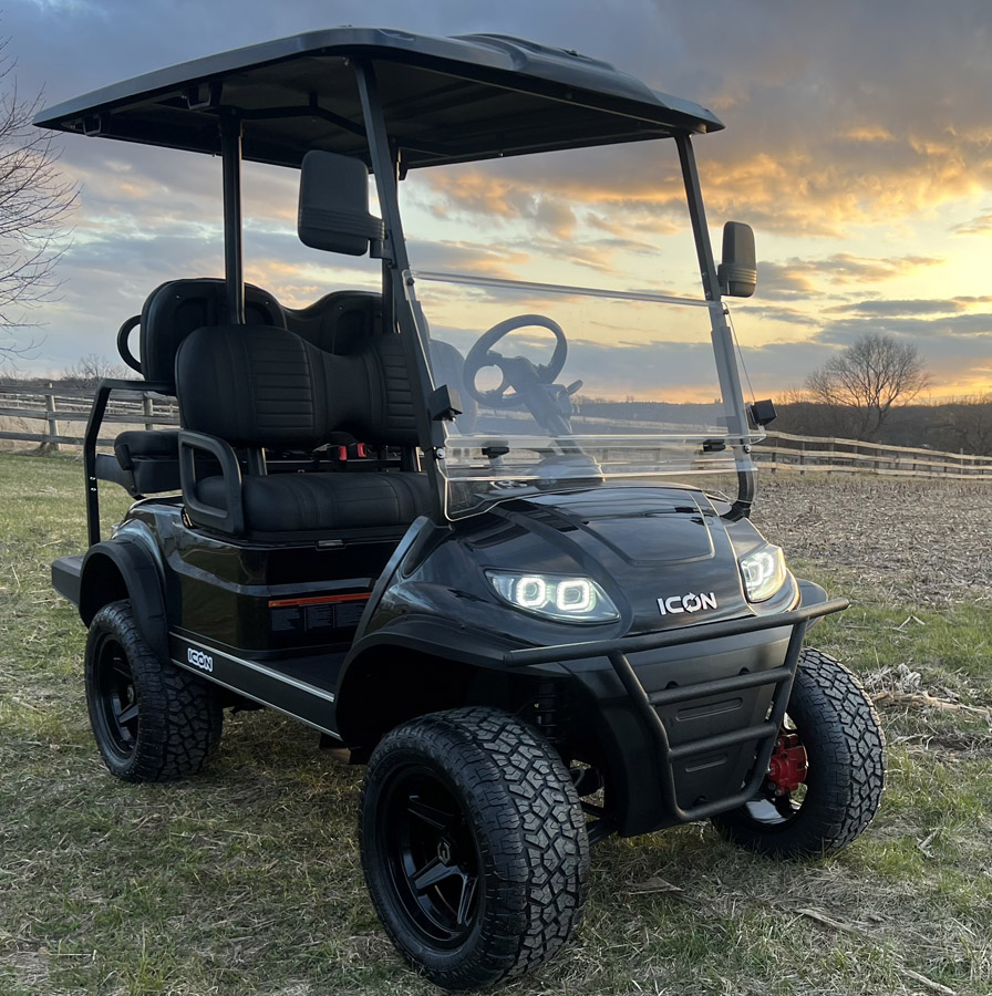 Icon Gas 4 Seater Lifted - Black