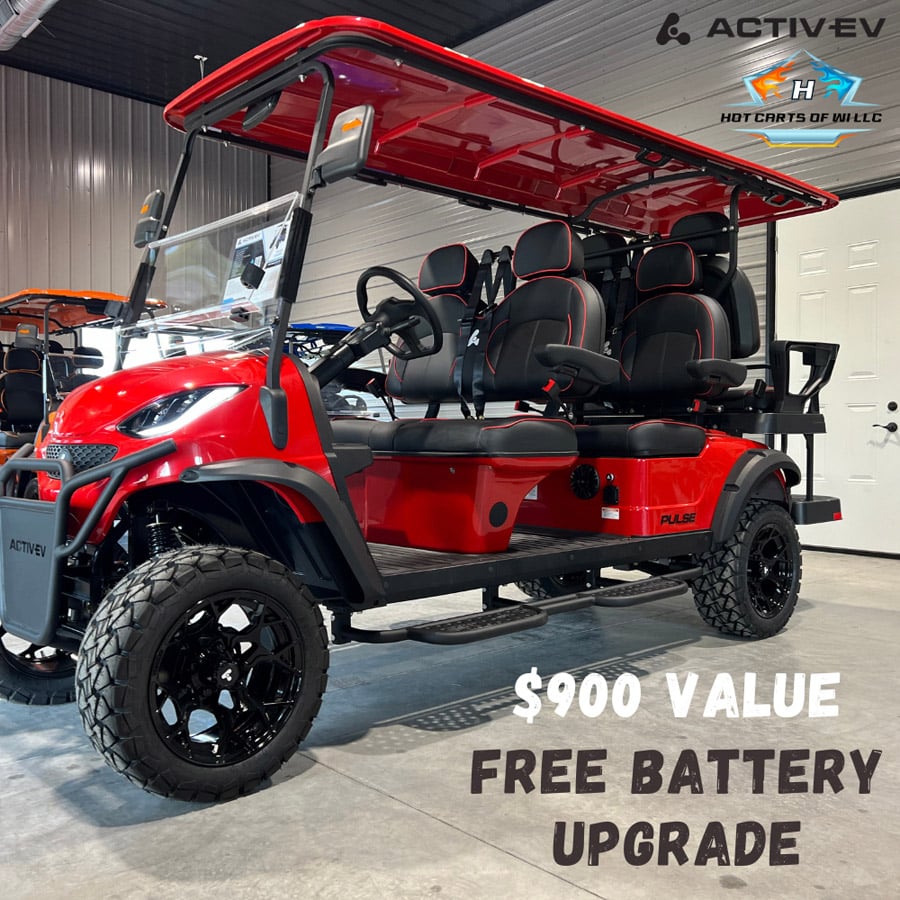 2026 ActivEV Pulse 6 Lifted - Red - Extended Range