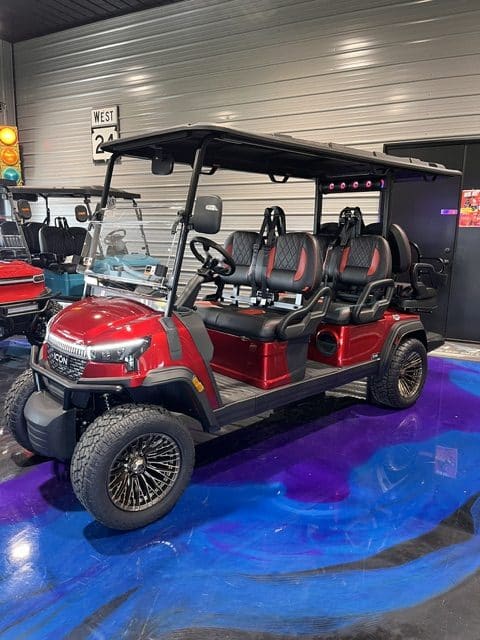 2026 Icon I60LX Custom Wheels - Sangria Red